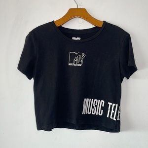 MTV short sleeve Crop Top